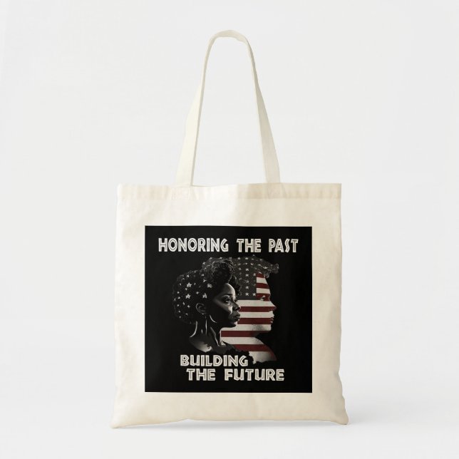 Black History Month Fist Africa Map Black Freedom  Tragetasche (Vorne)