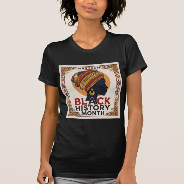 Black History Month | Heritage, Legacy, T-Shirt (Vorderseite)