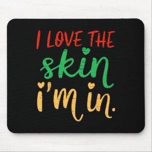 Black History Month Liebeshaut African Pride Damen Mousepad