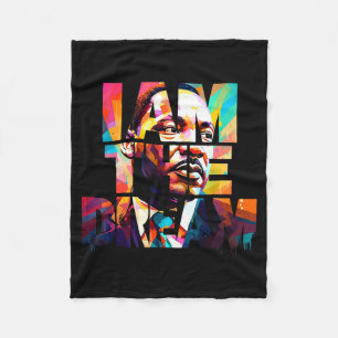 Black History Month Martin Hatte Traum Luther King Fleecedecke