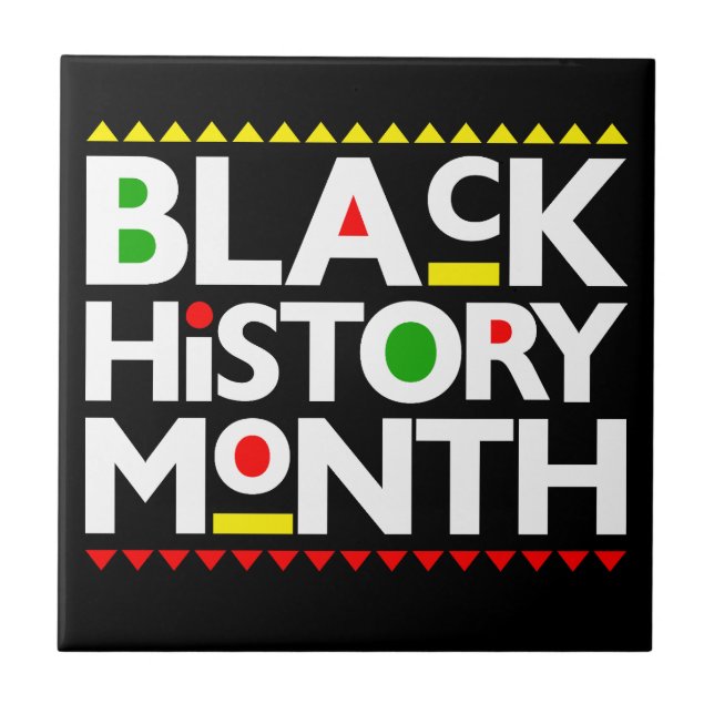 Black History Month Melanin King Queen Sista Bruh Fliese (Vorderseite)