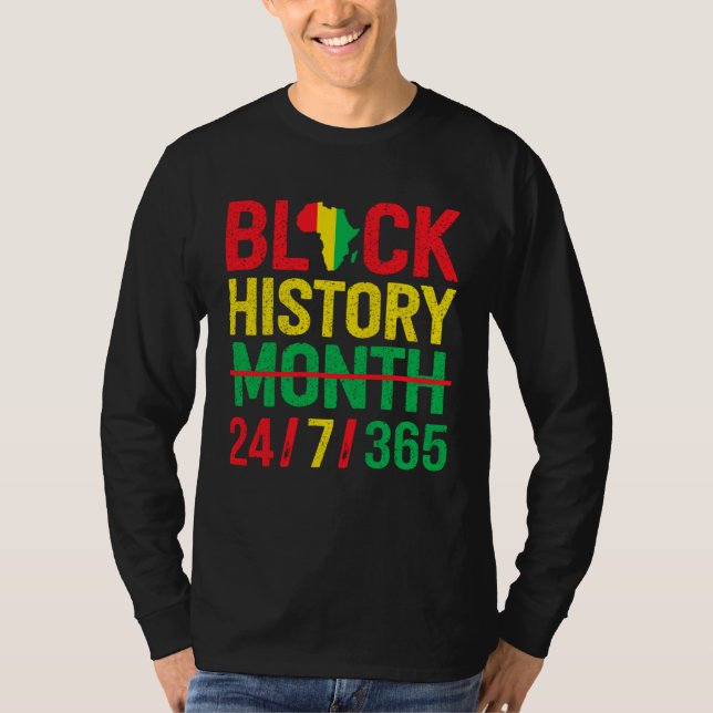 Black History Month One Month Cant Hold Our Histor T-Shirt (Vorderseite)