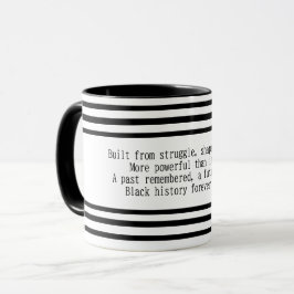 Black History Month Poem Mug Tasse