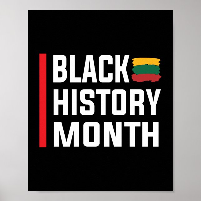 Black History Month Poster (Vorne)