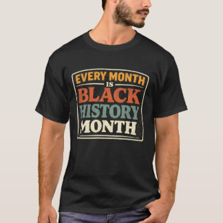 Black History Month Retro Men Women Teacher T-Shirt