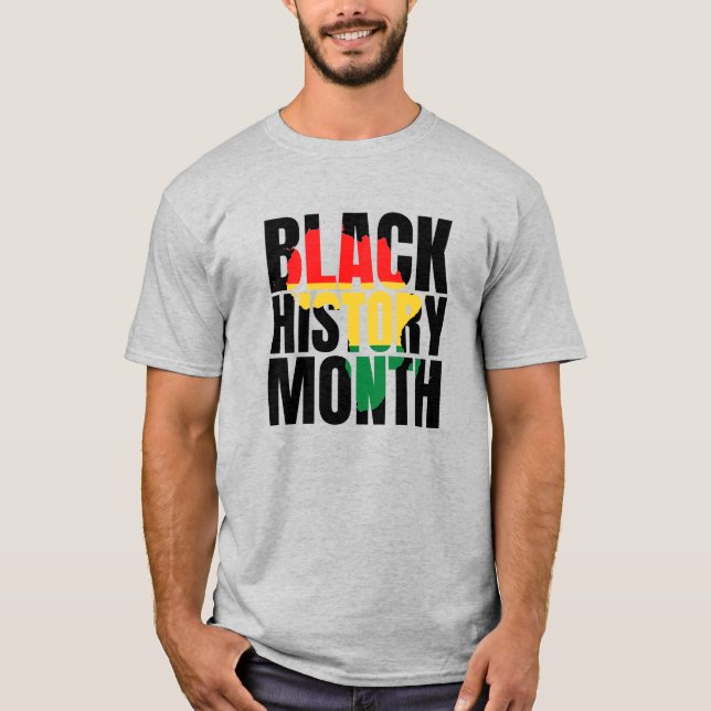 Black History Month T-Shirt (Devant)