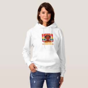 Black History Month Zitat, Melanin Frau Hurrikan Hoodie