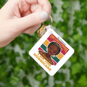 Black History Month Zitat, Melanin Frau Hurrikan Schlüsselanhänger