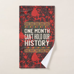 Black History Month Zitate - Unsere Geschichte kan Handtuch