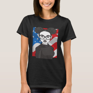 Black History Panther Party 1966 Afro Hair Amerika T-Shirt