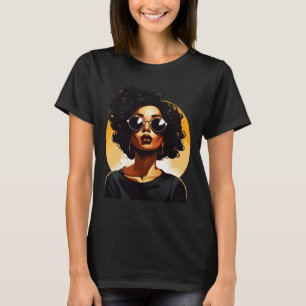 Black History T Shirts of Women Drug Proud Queen