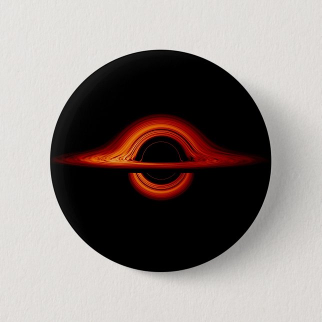 Black Hole Accretion Disk Button (Vorderseite)