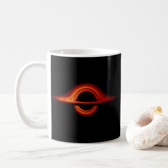 Black Hole Accretion Disk Kaffeetasse (Mit Donut)