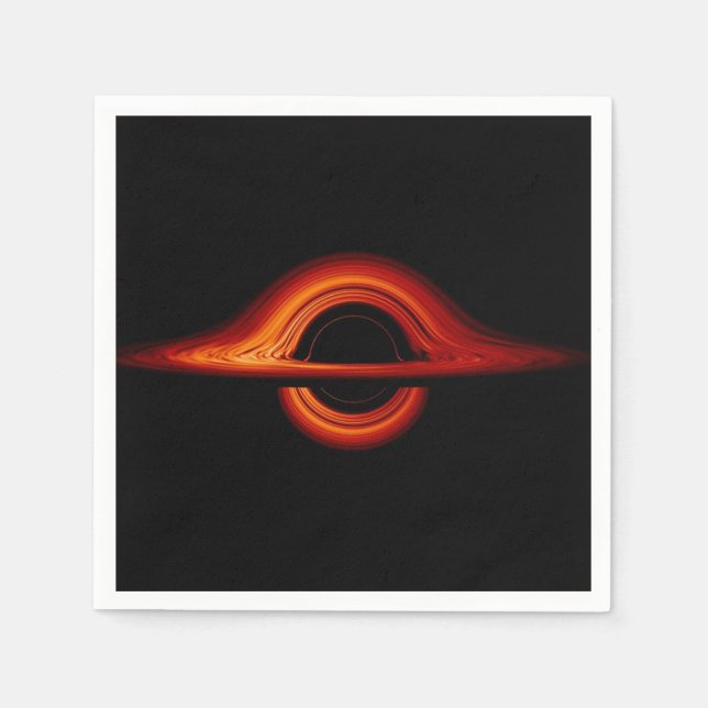 Black Hole Accretion Disk Serviette (Vorderseite)