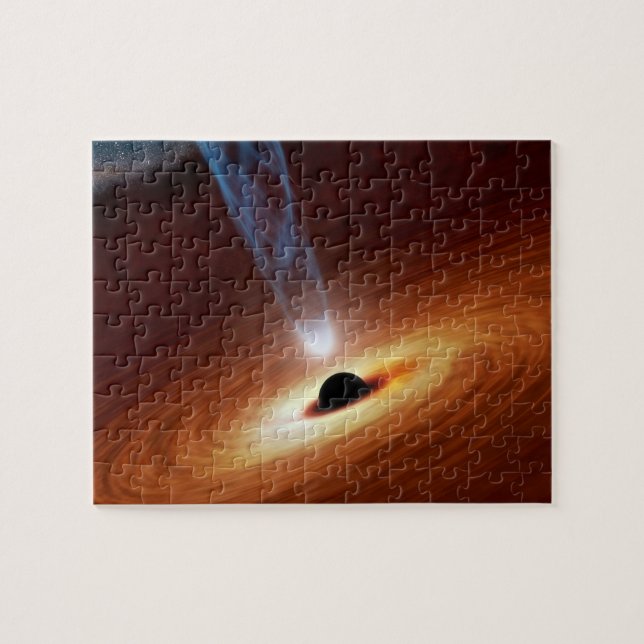 Black Hole Astronomie Weltraumkunst (Horizontal)