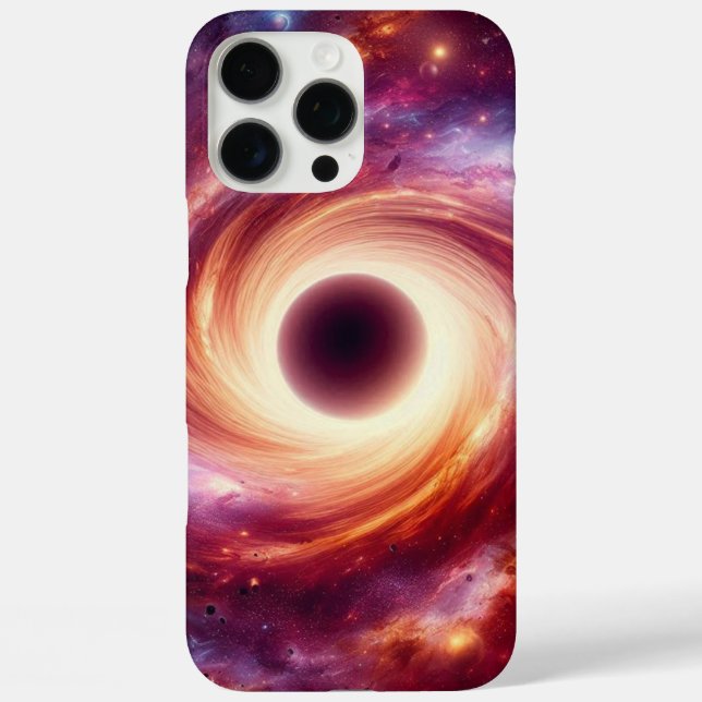 Black Hole iPhone 16 Pro Max Hülle (Rückseite)