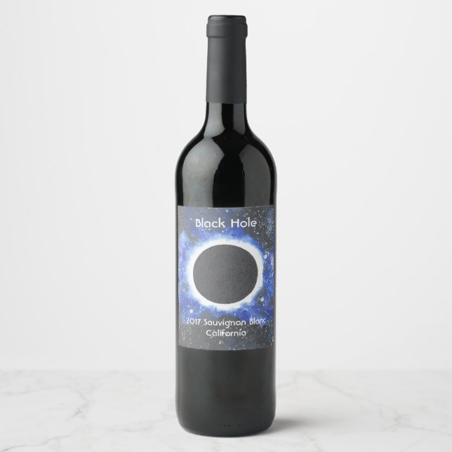 Black Hole Sauvignon Blanc Weinetikett (Vorderseite)