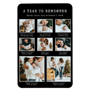 Black Holiday Foto Magnet