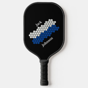 Black Honeycomb Individuelle Name Pickleball Paddl Schläger