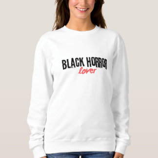 Black Horror Lover Book Lovers Sweatshirt