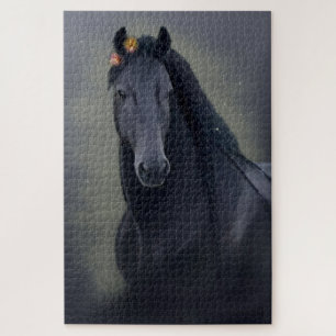 Black Horse Friesian - Puzzle
