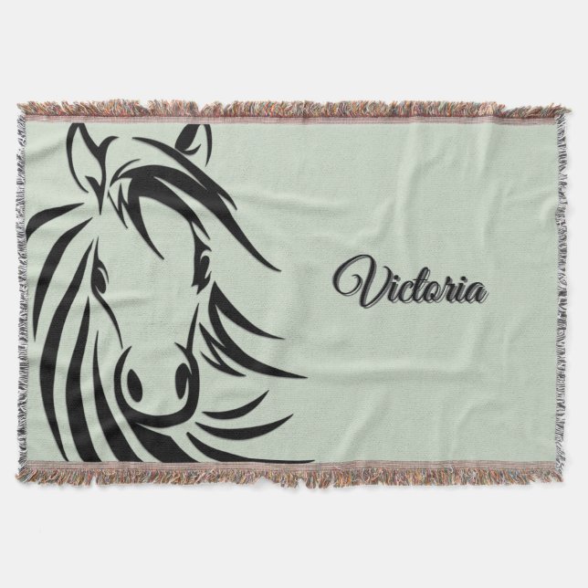 Black Horse Head Green Decke (Vorderseite)