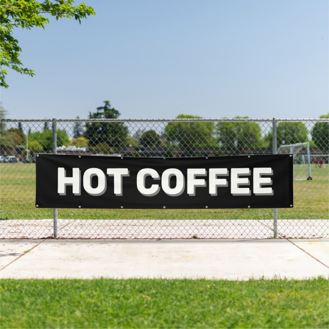Black-HOT-KAFFEE-Banner Banner (Insitu)