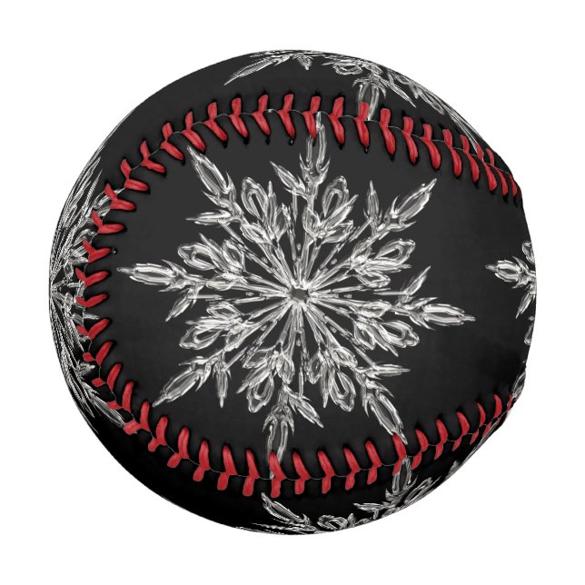 Black Ice Crystal Baseball (Vorderseite Links)