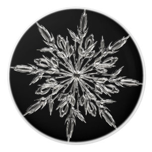 Black Ice Crystal Keramikknauf