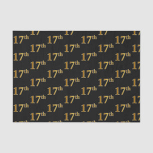 Black, Imitate Gold 17. (siebzehnte) Veranstaltung Seidenpapier