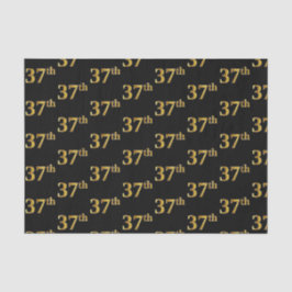Black, Imitate Gold 37. (37.) Event Seidenpapier