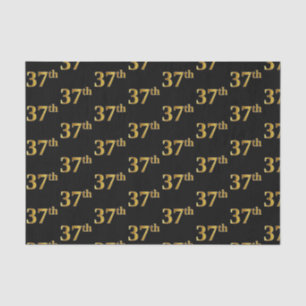 Black, Imitate Gold 37. (37.) Event Seidenpapier