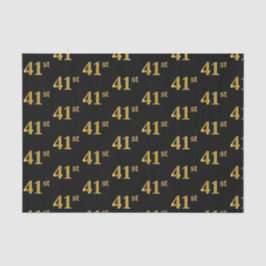 Black, Imitate Gold 41. (41.) Event Seidenpapier