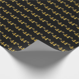 Black, Imitate Gold 44. (44.) Event Geschenkpapier