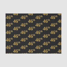 Black, Imitate Gold 46. (46.) Event Seidenpapier