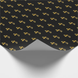 Black, Imitate Gold 4. (4.) Event Geschenkpapier