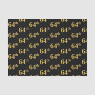 Black, Imitate Gold 64. (Vierundsechzigste) Verans Seidenpapier