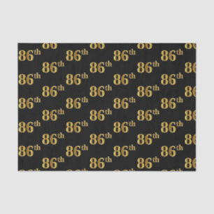 Black, Imitate Gold 86. (Achtzigste) Veranstaltung Seidenpapier