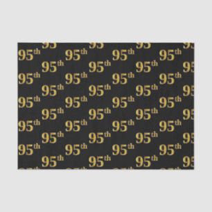 Black, Imitate Gold 95. (fünfundneunzigste) Verans Seidenpapier