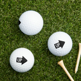 Black Impact Arrow Golfball