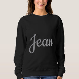 Black Individuelle Name Women's Sweatshirt