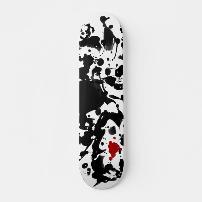 BLACK INK | make your own background Skateboard (Vorne)