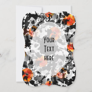BLACK INK & POPPIES Muster + Ihr Backgr. Ideen