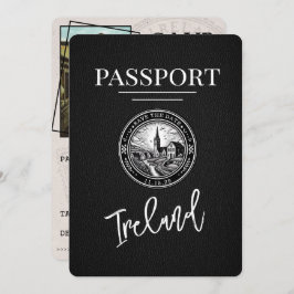Black Ireland Passport Save the Date