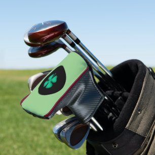 Black Irish Circle Golf Club Putter Abdeckung Headcover