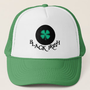 Black Irish Circle Green Hut Truckerkappe
