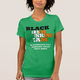 Black Irish Drink Team T-Shirt