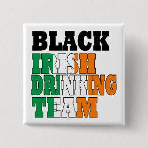 Black Irish Drinkteam Button