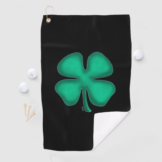Black Irish Golf Handtuch (Insitu)