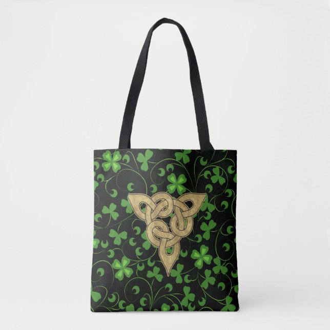 Black Irish Knüpfarbeit Tasche (Vorderseite)